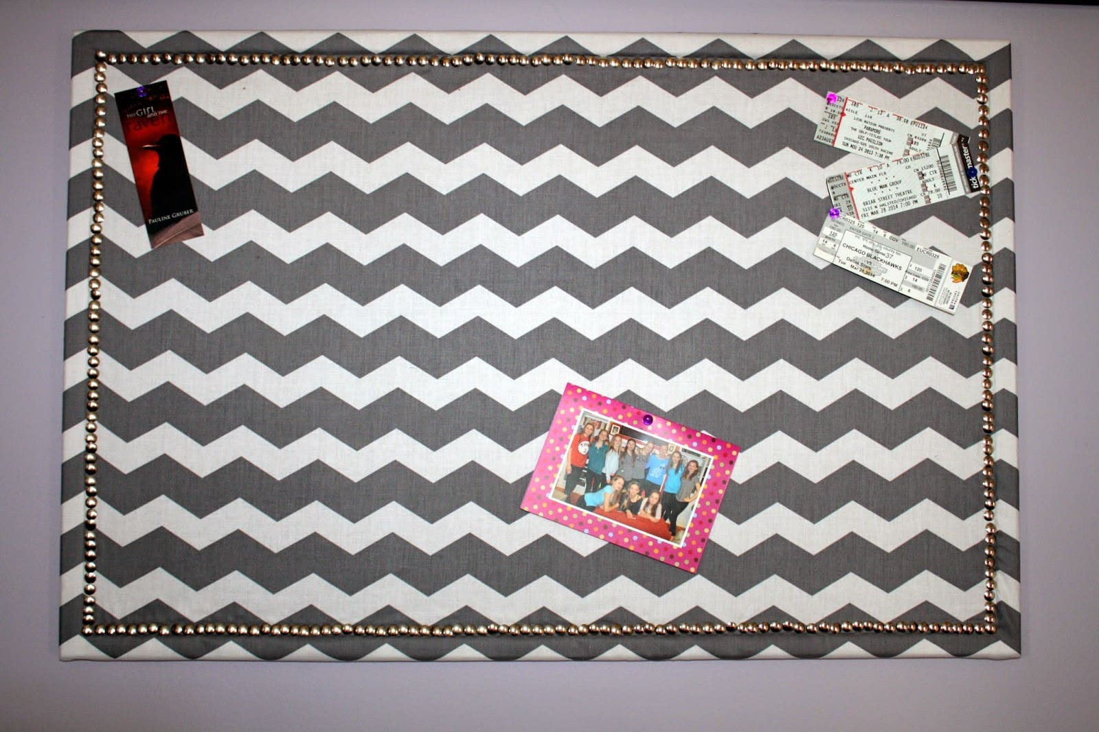 DIY Fabric Bulletin Board