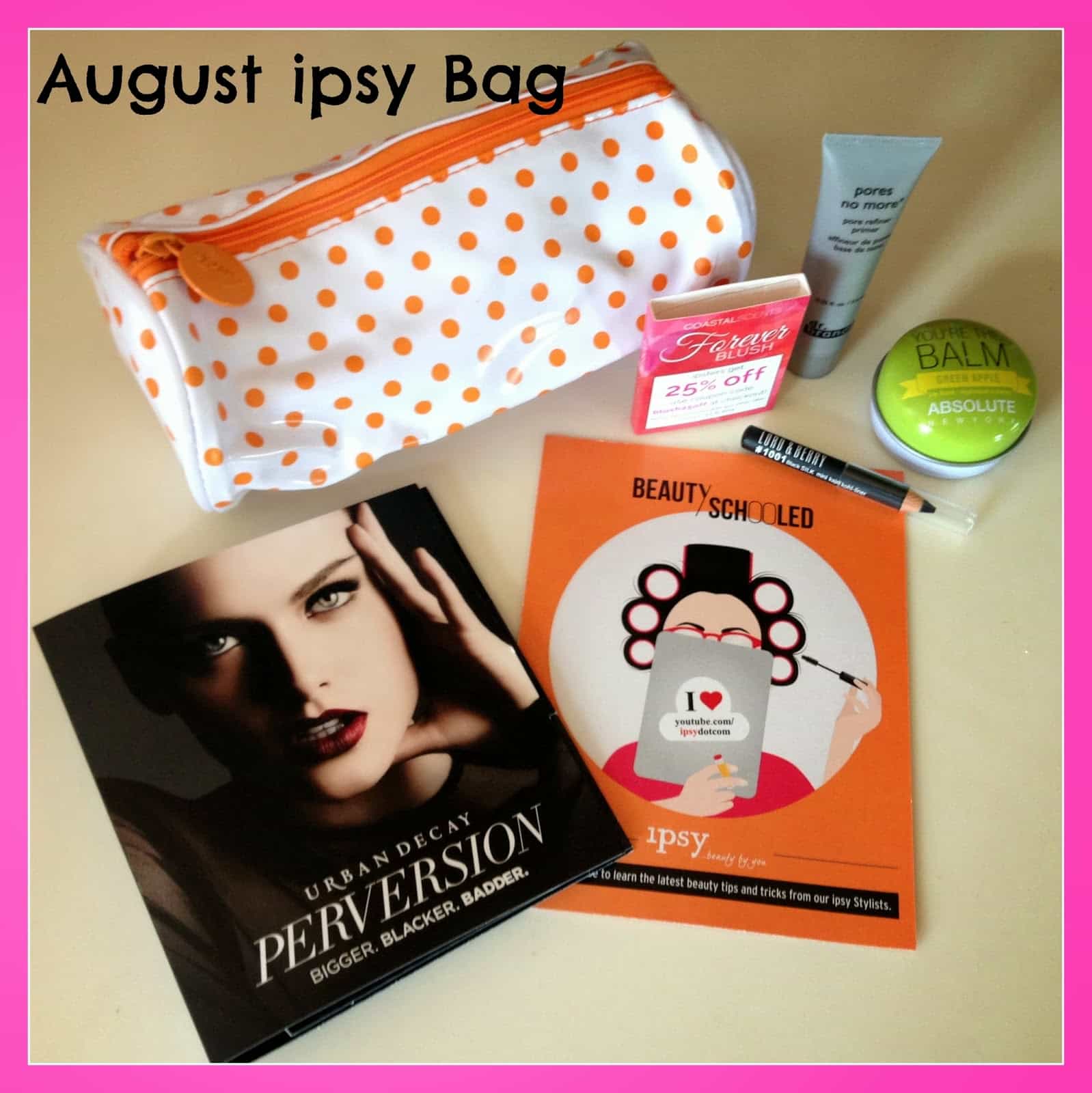 Ipsy Glam Bag Review – August 2014