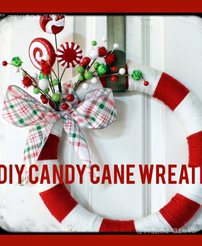 Candy Cane Wreath | DIY Tutorial