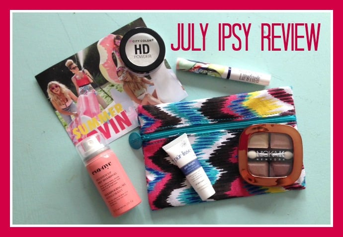 Ipsy Glam Bag Review – July 2015