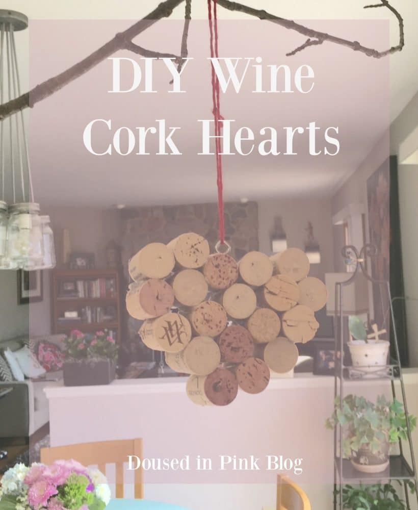 DIY Wine Cork Hearts