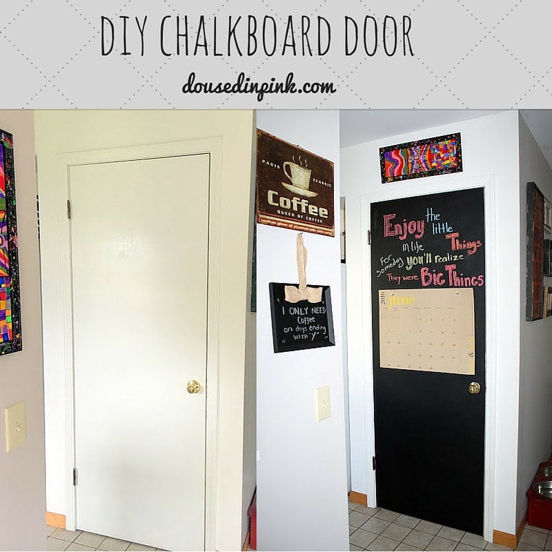 DIY Chalkboard Door