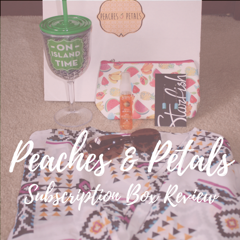 Peaches & Petals Subscription Box | June 2016