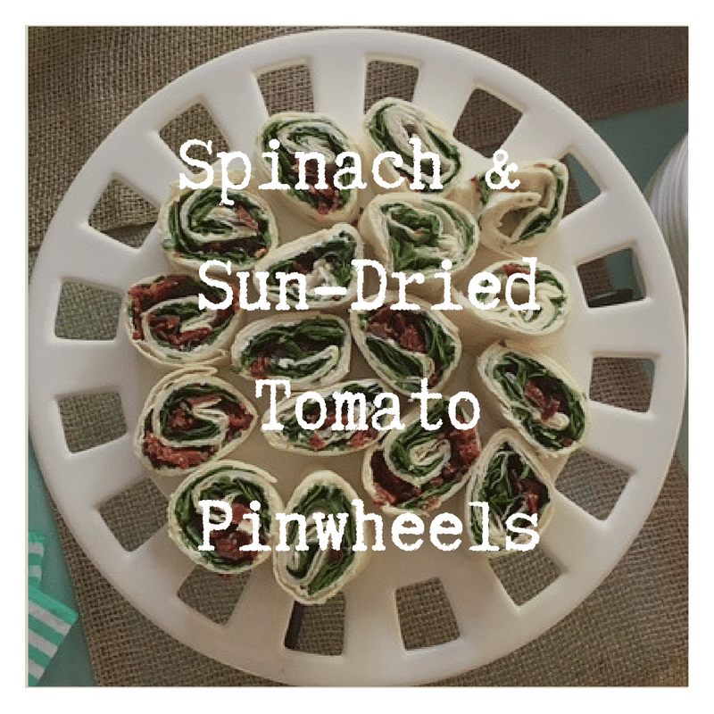 Spinach & Sun-Dried Tomato Pinwheels