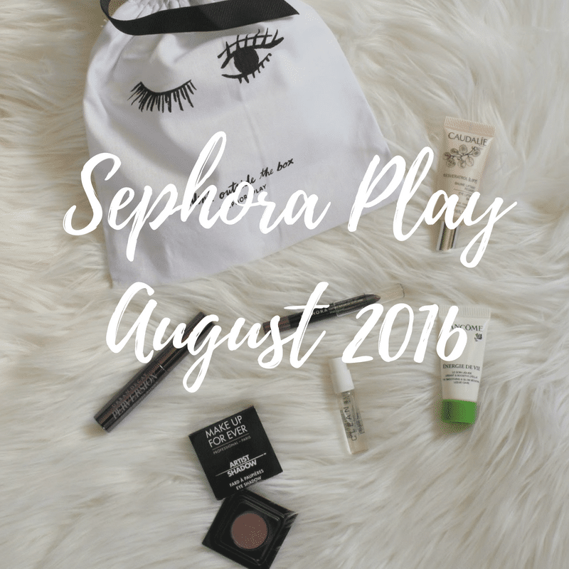 Sephora Play Review – August 2016