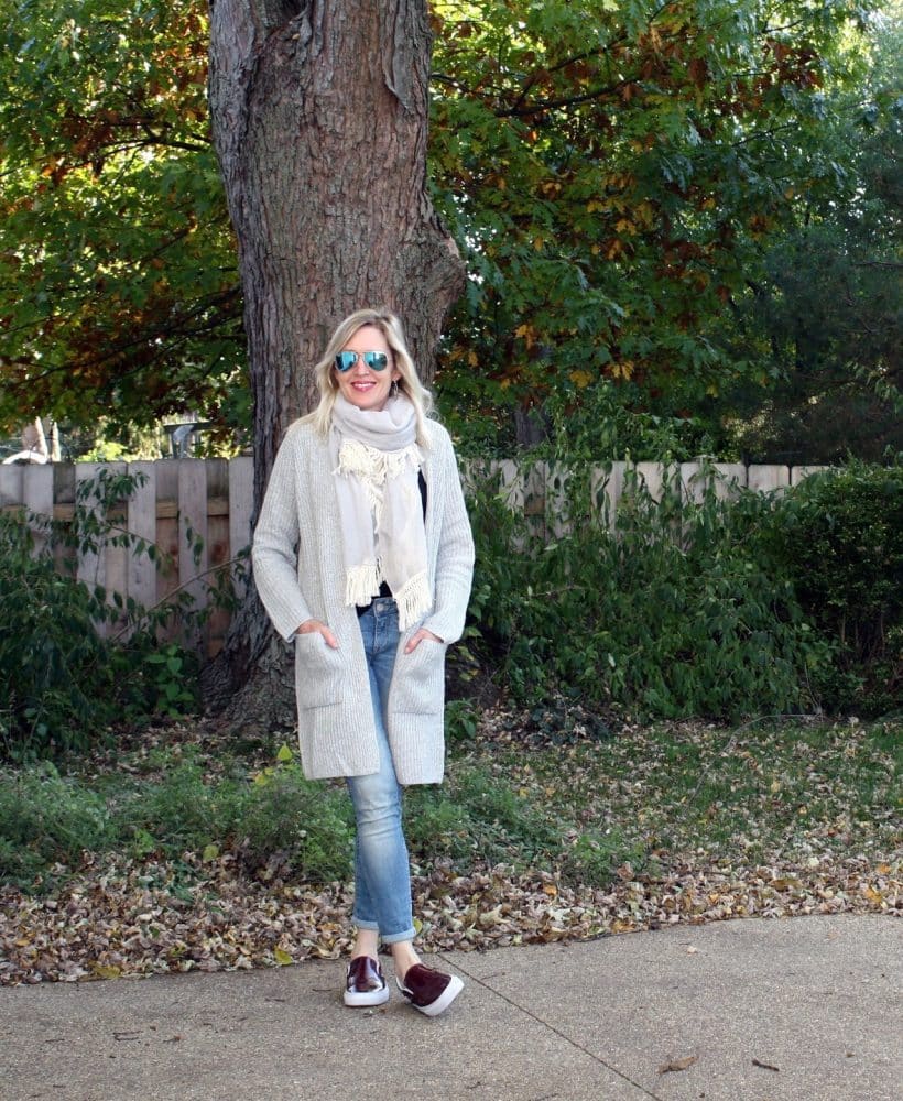 How to Style a Long Cardigan Without the Frump