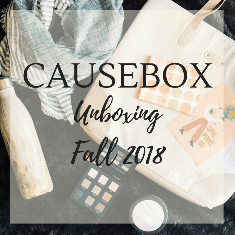 CAUSEBOX Unboxing {Fall 2018}