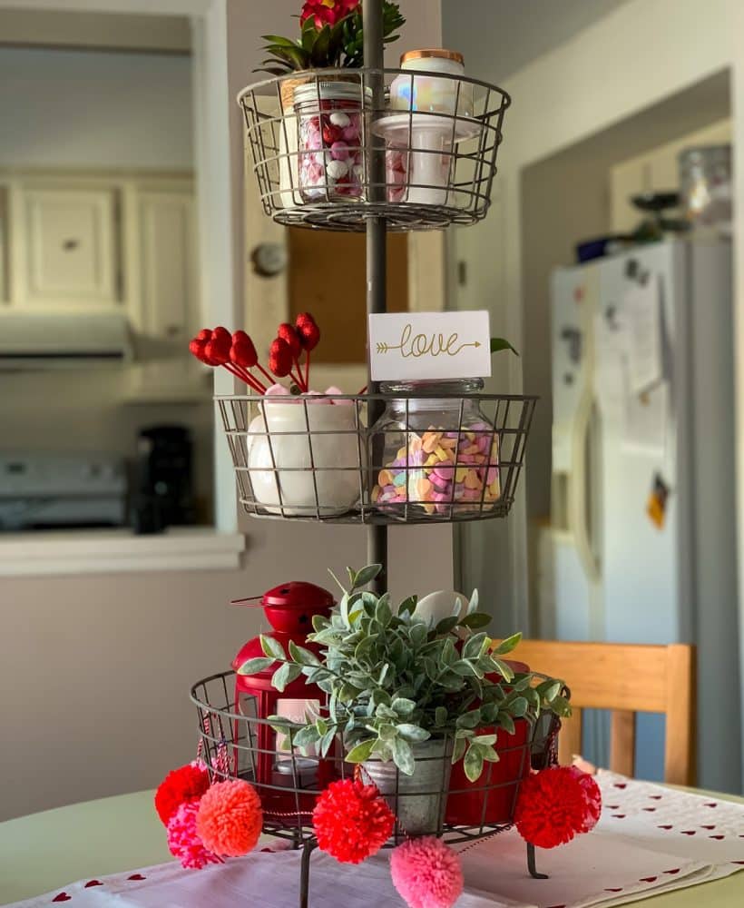 Valentine’s Day Tiered Basket