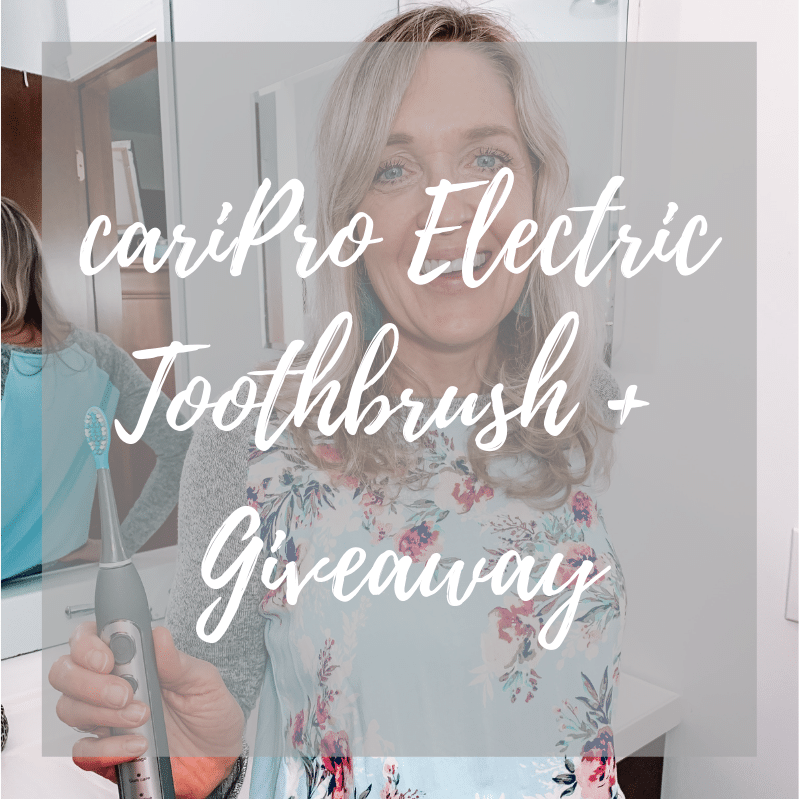 cariPro Electric Toothbrush + Giveaway