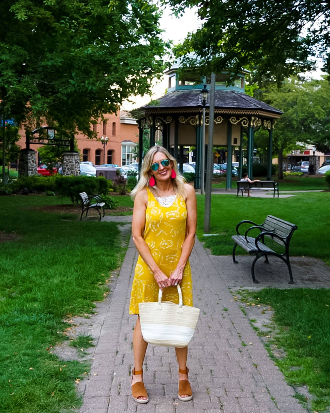 The Cutest Yellow Sundress - Doused in Pink