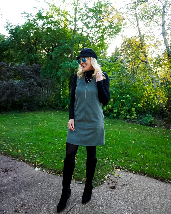 How to Layer a Fall Dress  & TFF Linkup