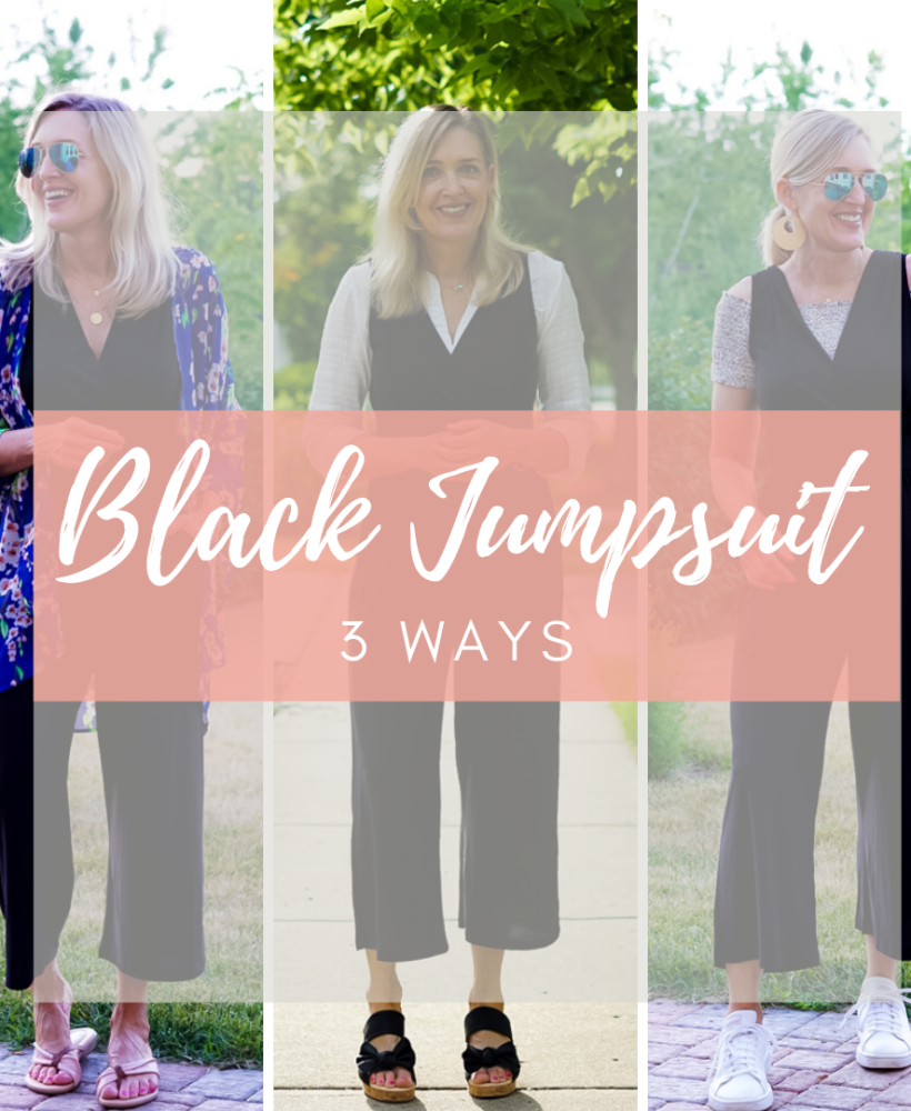 3 Ways to Wear a Black Jumpsuit