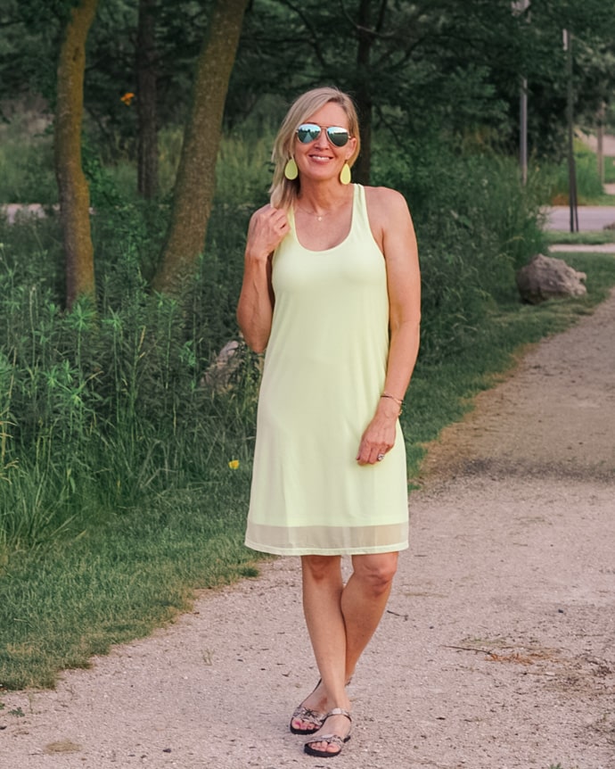 Neon Lime Green Summer Dress