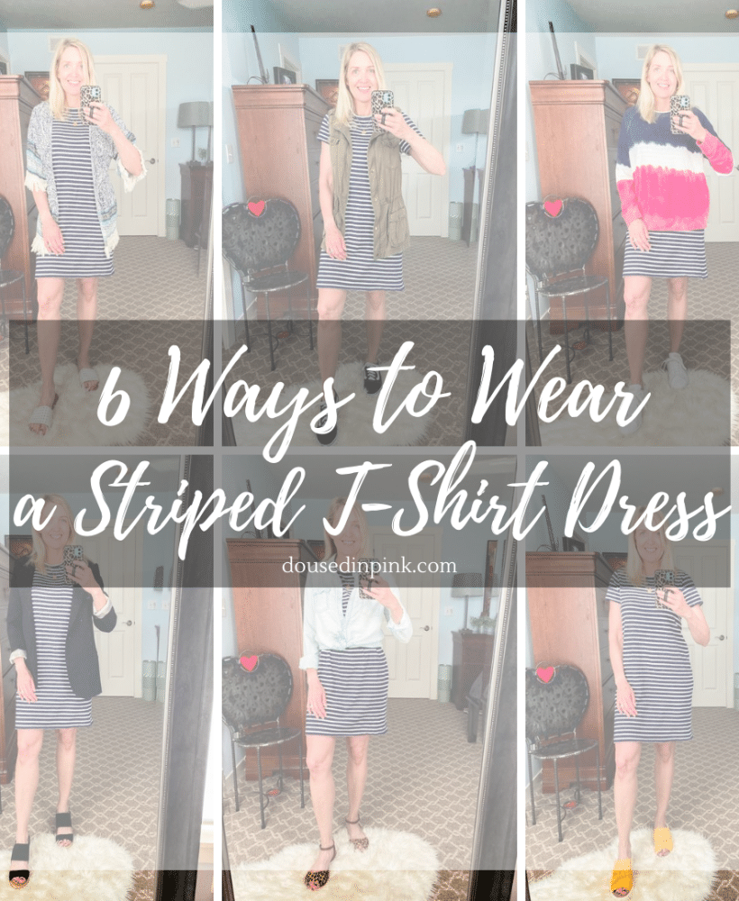 6 Ways to Wear a Striped T-Shirt Dress