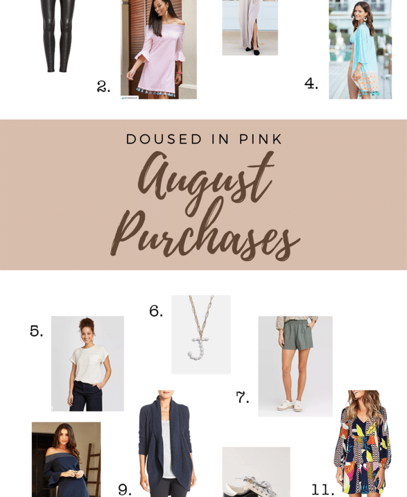 August Purchases | What I Bought