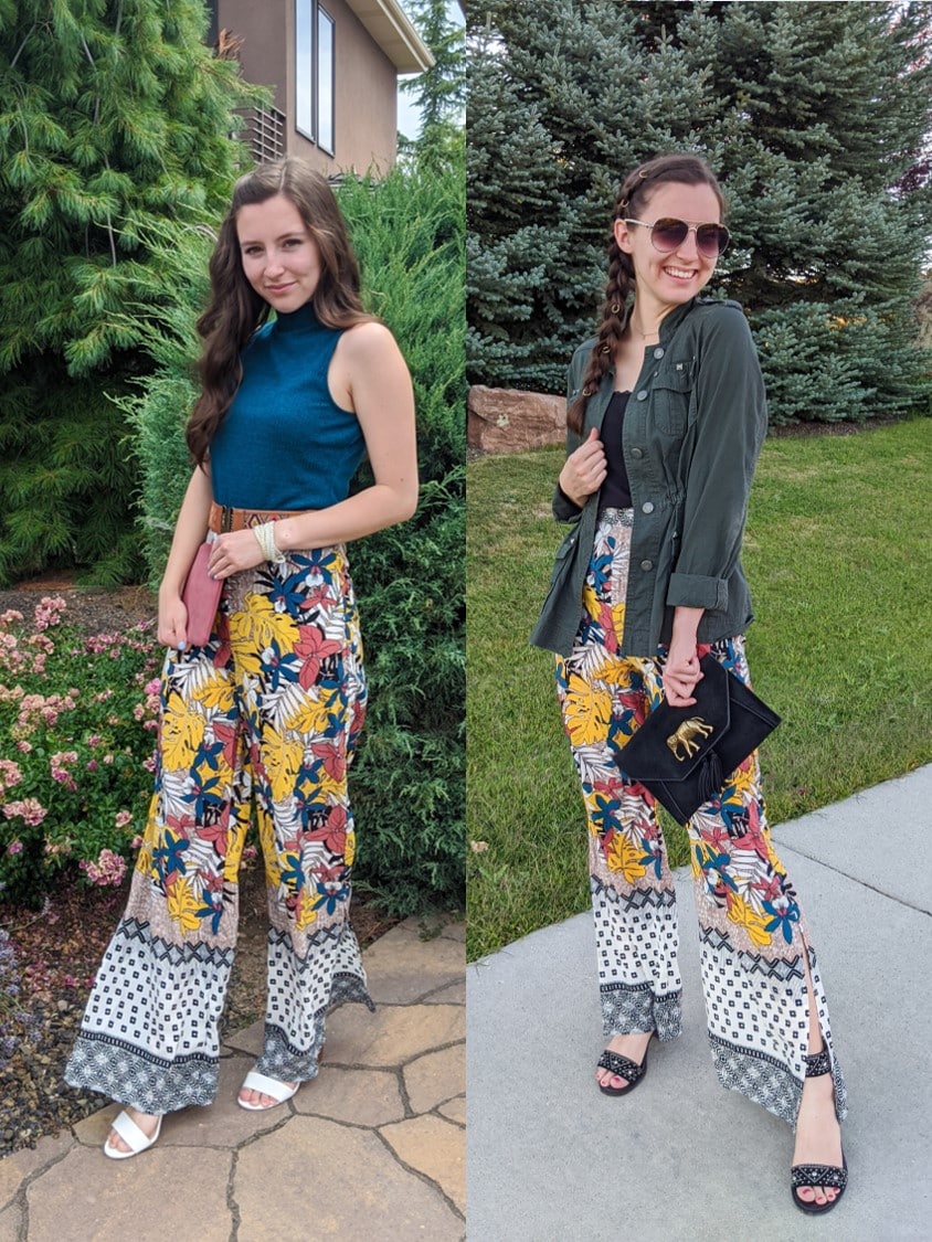 Two Ways to Wear Bold Pants | Graceful Rags