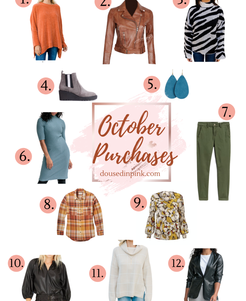 October Purchases – What I Bought