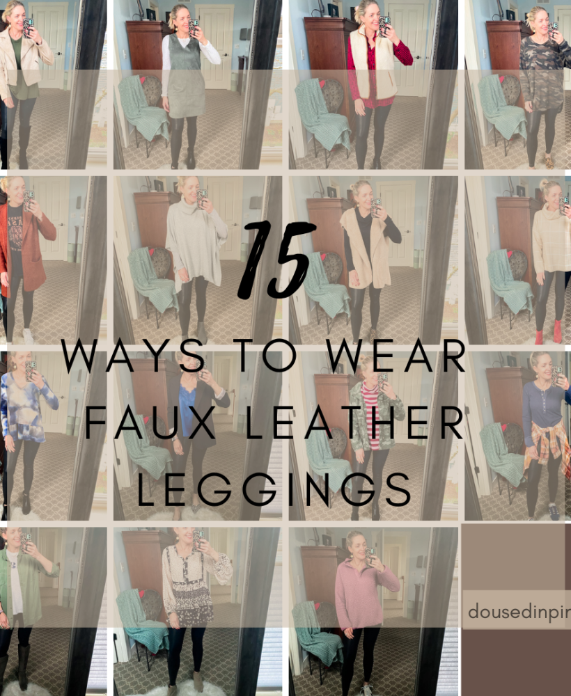 15 Ways to Wear Faux Leather Leggings