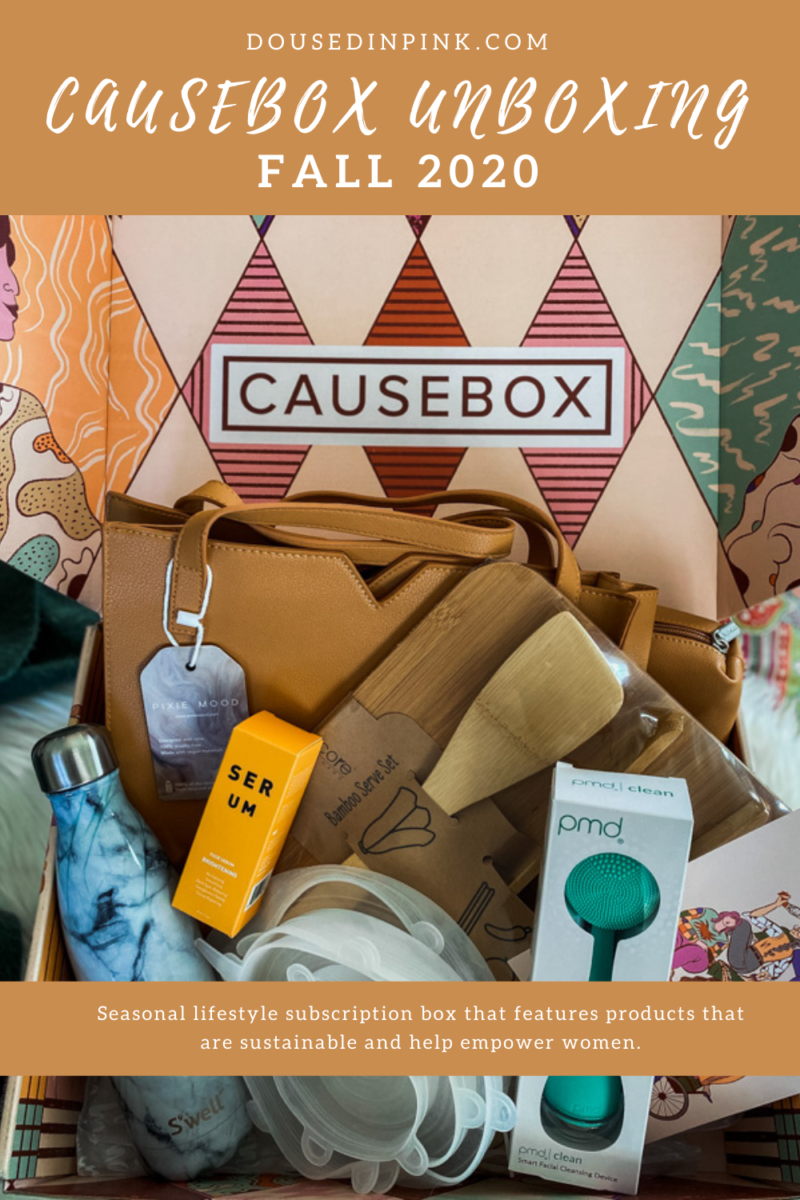 CAUSEBOX What's Inside Fall 2020 Doused in Pink