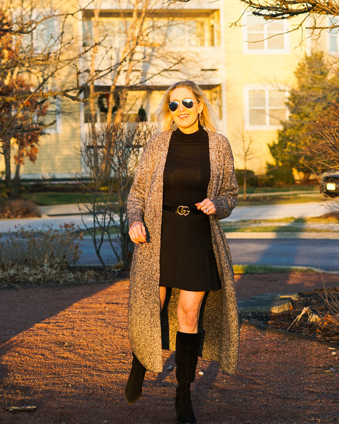 Two Ways to Style a Long Duster Cardigan