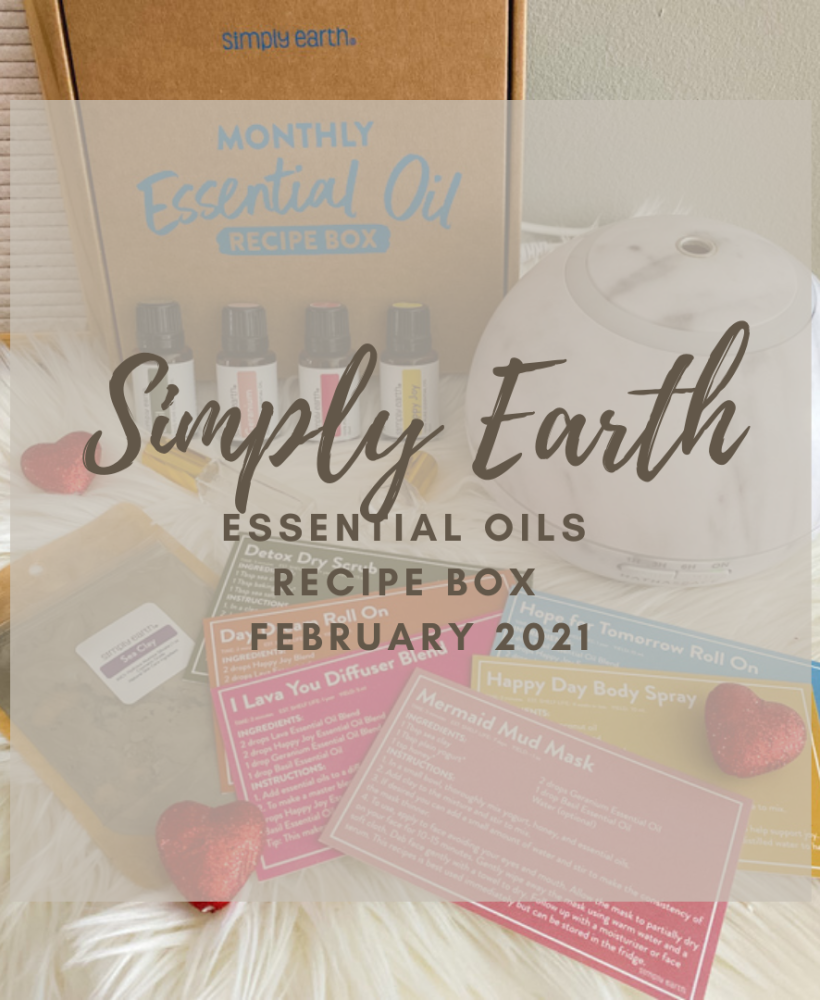 Simply Earth February Essential Oils Box