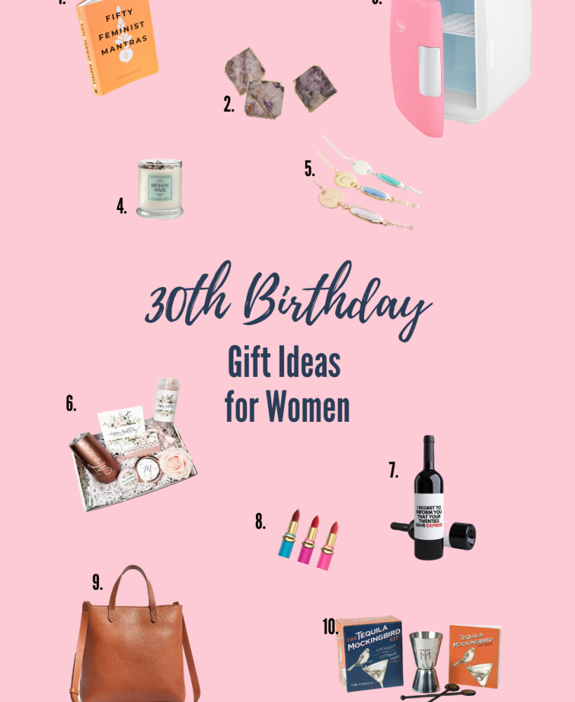 30th Birthday Gift Ideas for Women