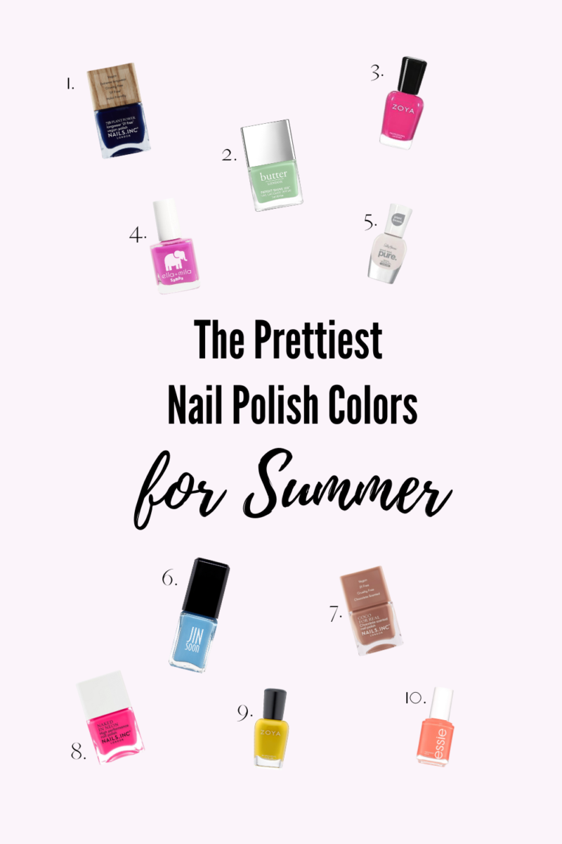 The Prettiest Nail Polish Colors for Summer - Doused in Pink