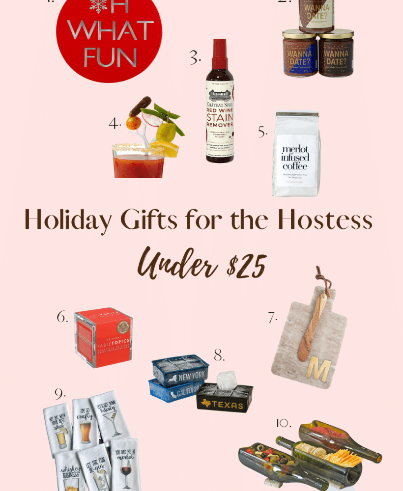 Holiday Gifts for the Hostess Under $25