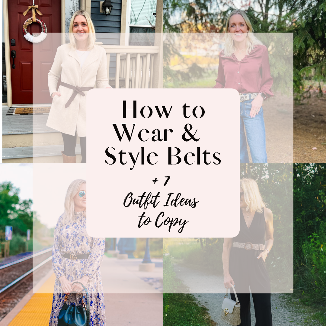 7 Easy and Chic Outfit Upgrades Styling Belts - Doused in Pink