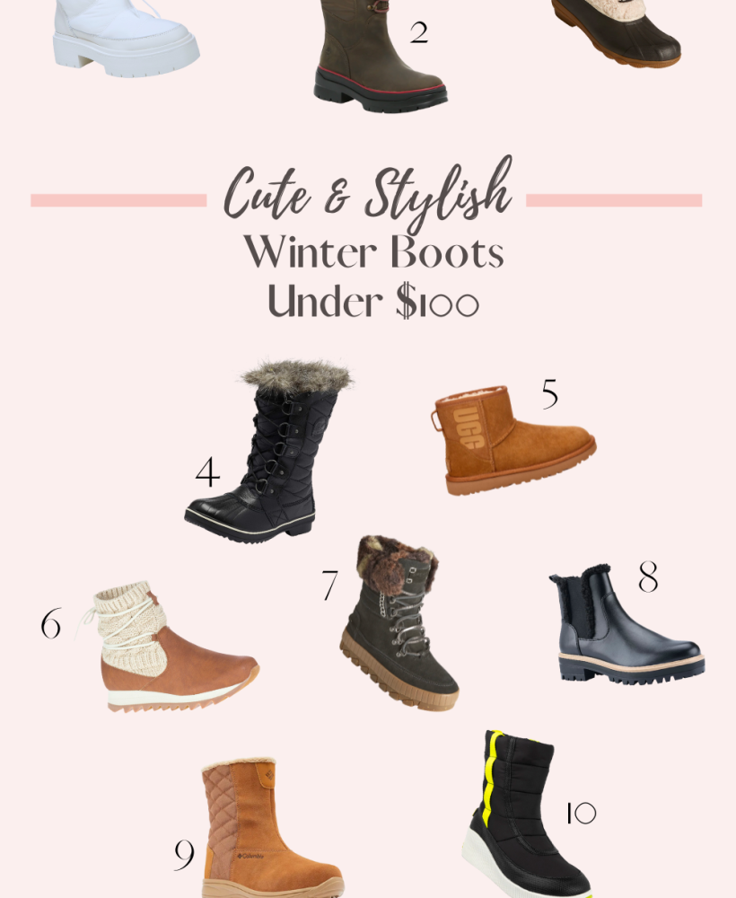 Cute and Stylish Winter Boots Under $100