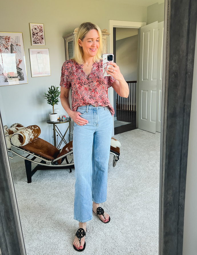 Spring Stitch Fix Review + Cute Spring Outfits - Doused in Pink