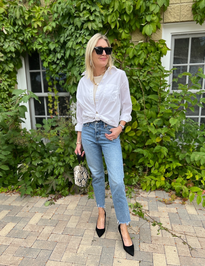 How to Style Jeans and Heels: Style for Effortlessly Chic Women Over 40
