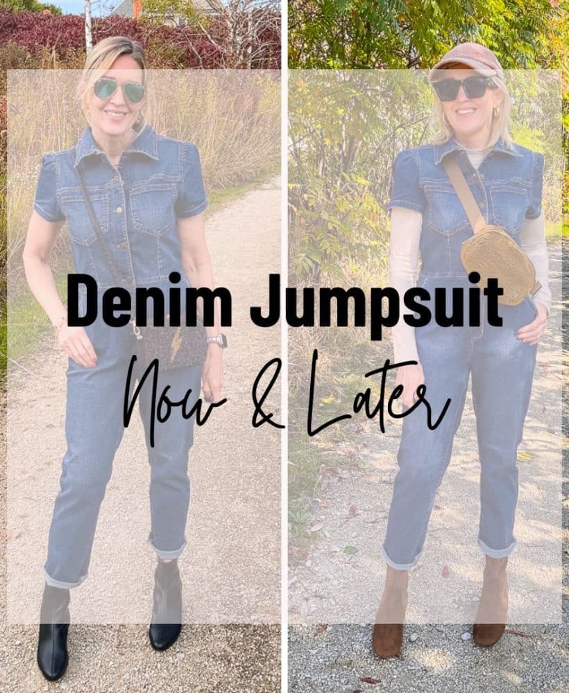 How to Style a Denim Jumpsuit