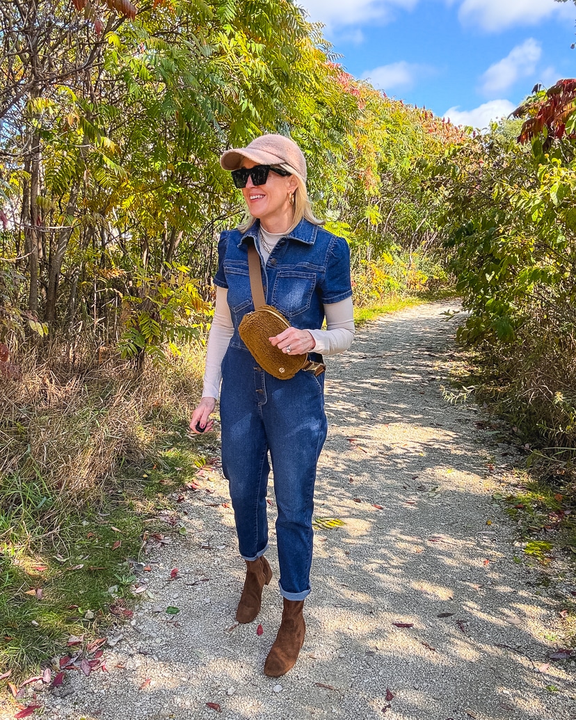 How to Effortlessly Style a Denim Jumpsuit for the Winter - Love Fashion &  Friends