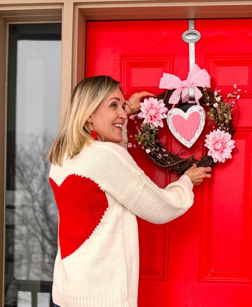 DIY Valentine Wreath Tutorial