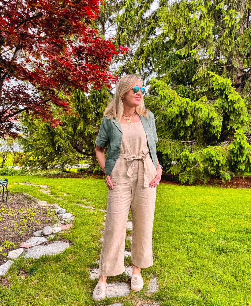 What to Wear with a Linen Jumpsuit