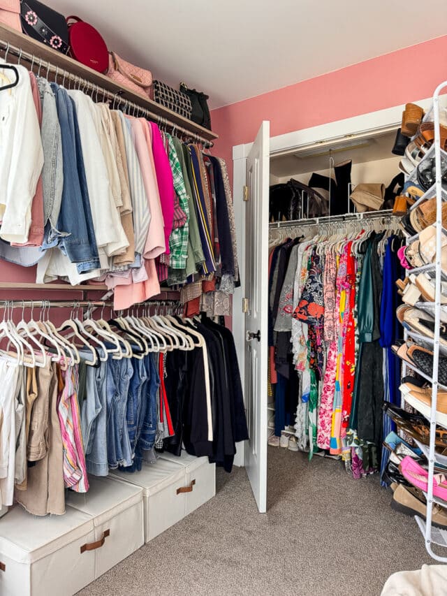 DIY Walk-In Closet - Doused in Pink