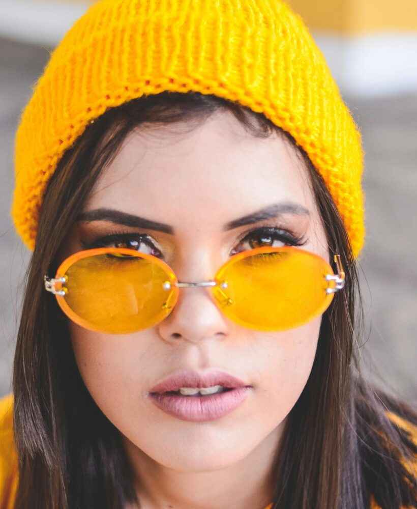 How to Style Colorful Sunglasses