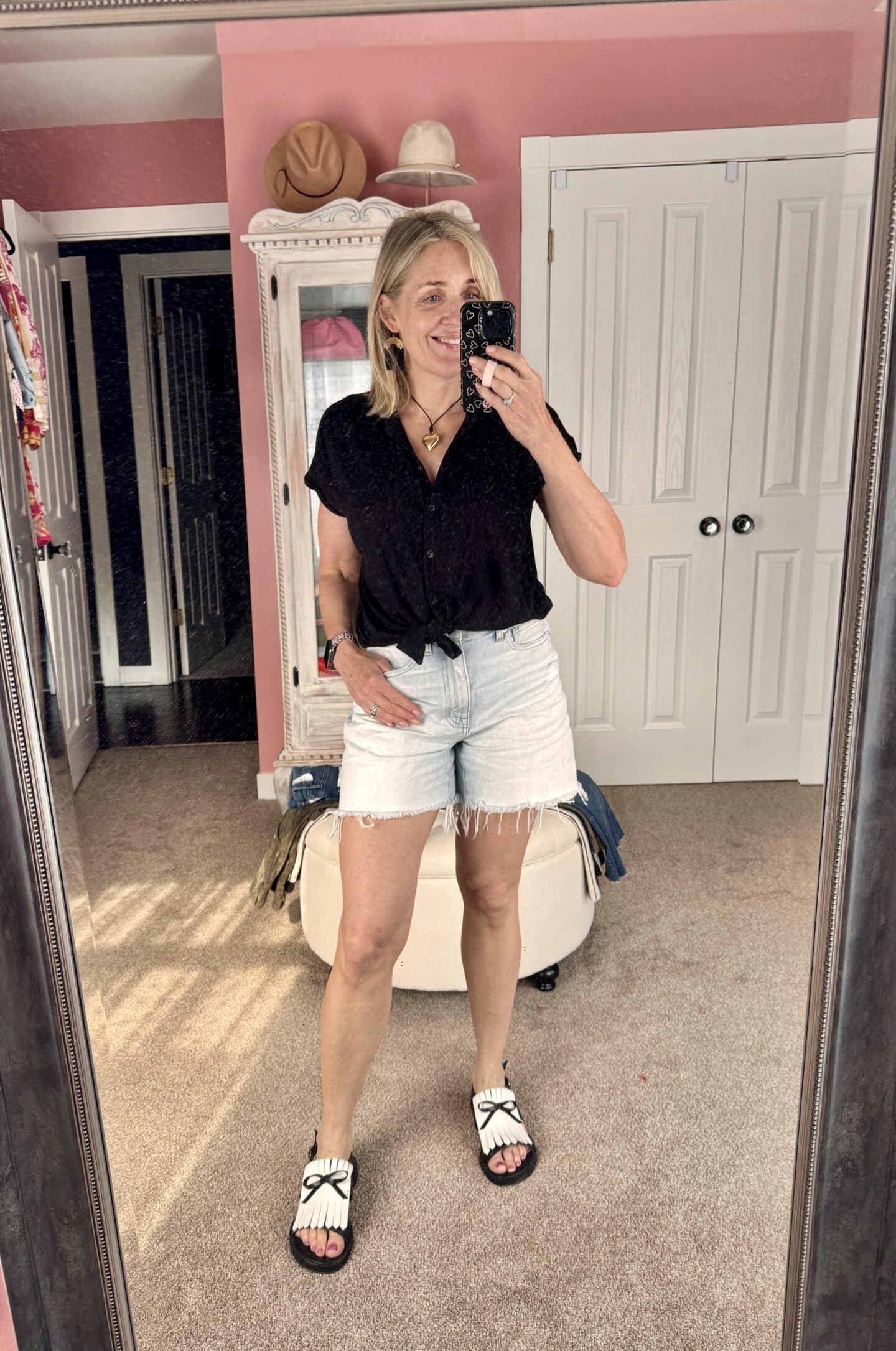 favorite purchase of 2024 - Madewell denim shorts