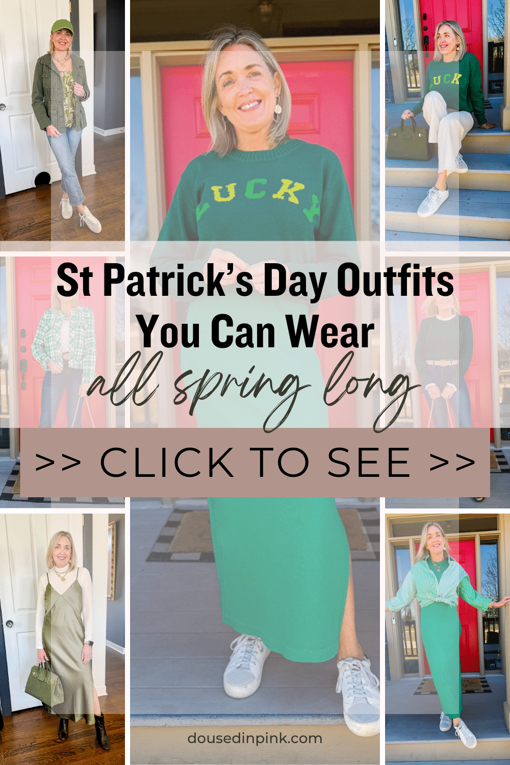 Green outfits for St Patrick's Day for women