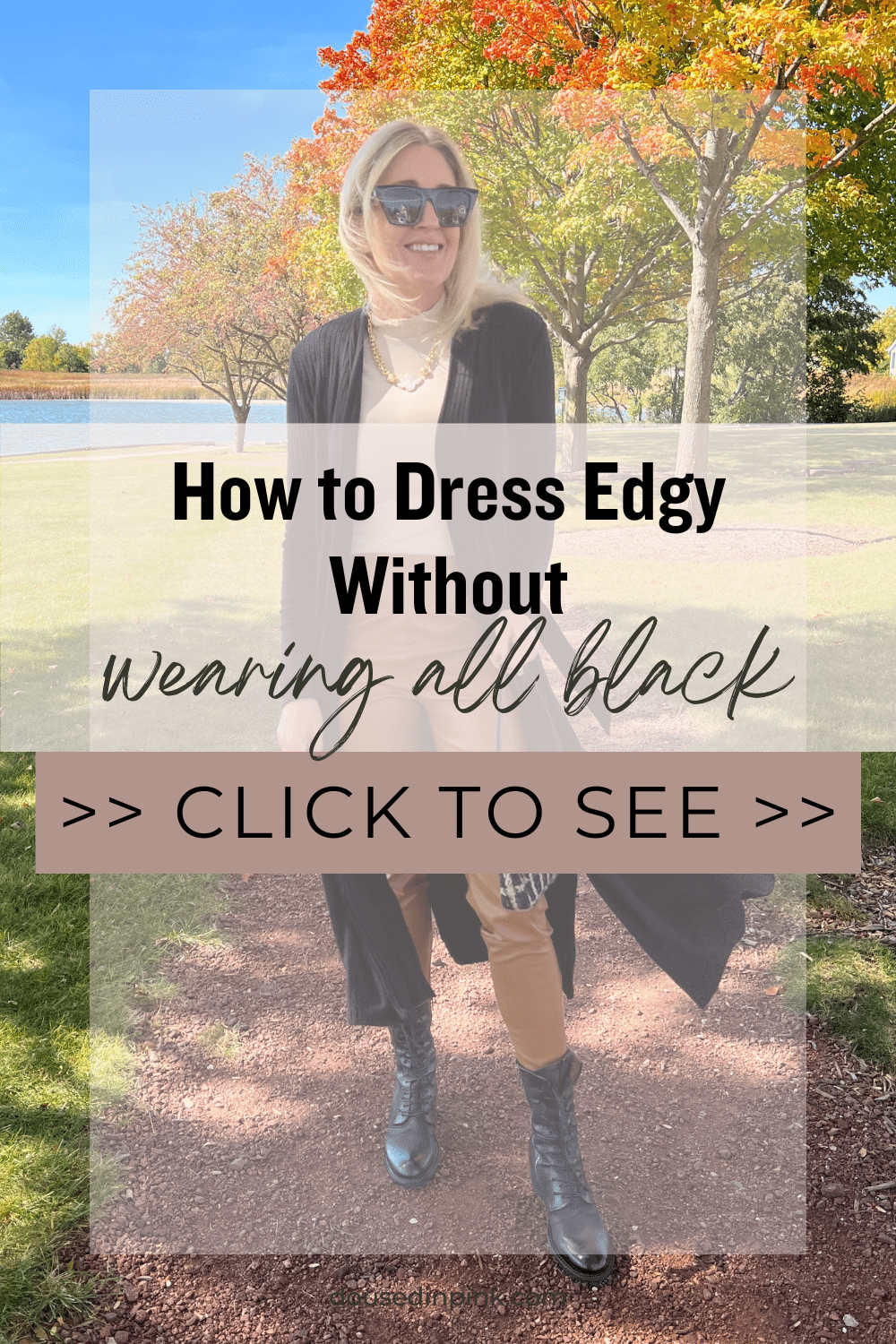 how to dress edgy without wearing all black